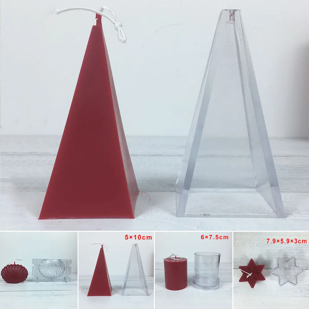 1x DIY ремесло геометрические формы свеча прессформы, изготовленные вручную Свадебные украшения