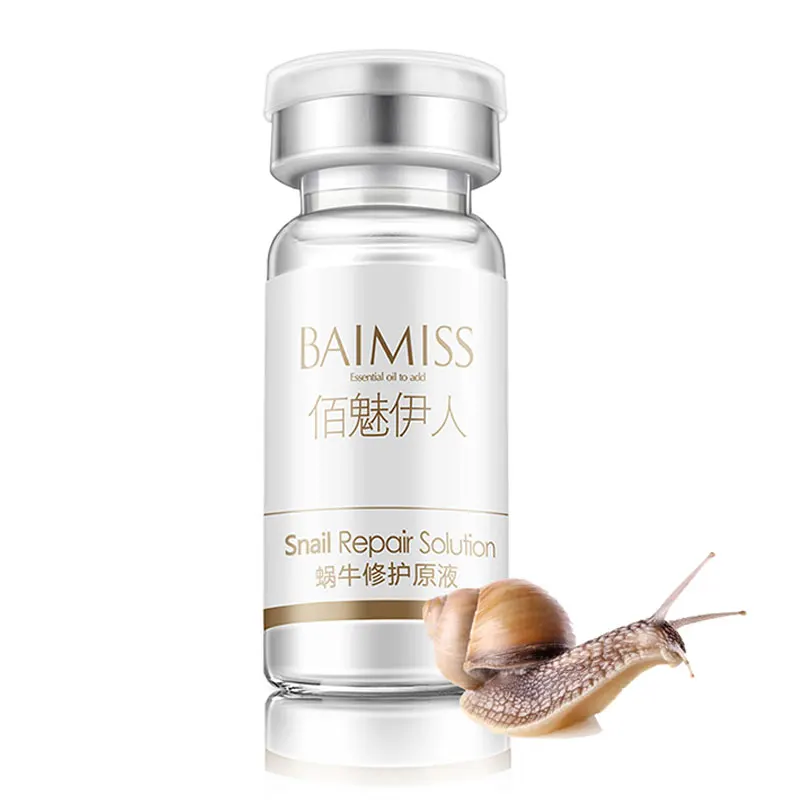 10ml Hyaluronic Acid Essence Snail Serum Hydrating Brighten Skin Color