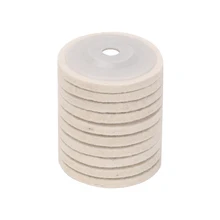 

10Pcs/lot 4" Round Wool/Felt Buffing wheel pads,suitable for polishing jewelry, metal, glass,wooden etc.