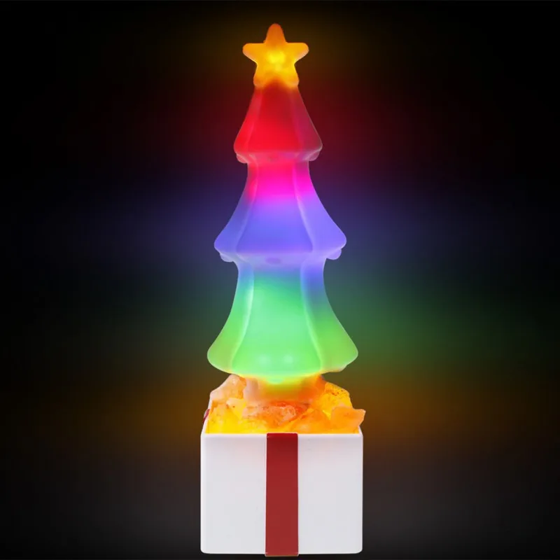 

Christmas Party Tree Color Bulb With Gift Base Flashing Lighting Night Light