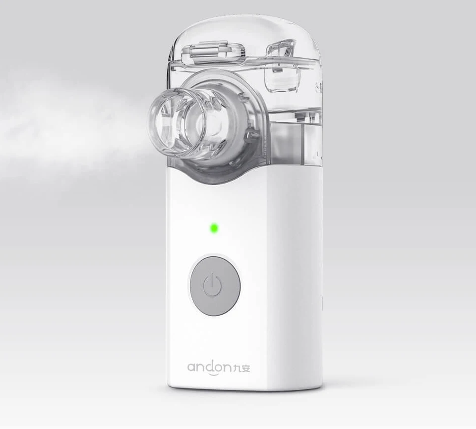 Xiaomi Andon Nebulizer Mini Portable Silent Atomizer USB Battery Handheld 0.2mlmin Rate Asthma Respirator Humidifier (2)