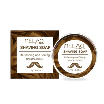 

110g Shaving Cream Anti-Allergy Shaving Soap Foaming Moisturizing Razor Barbering Men Shaving Soap Cream