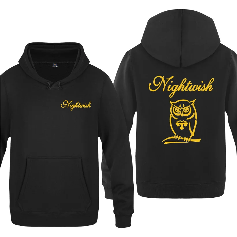 Nightwish рок толстовки для любителей музыки Для мужчин Для мужчин с капюшоном пуловер с начёсом Толстовка