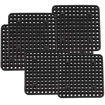 

100 Pieces of Flowerpot Mesh Cushion Square Bottom Mesh Cushion Bonsai Bottom Mesh Cushion 1.77 x 1.77 x 0.05 Inches