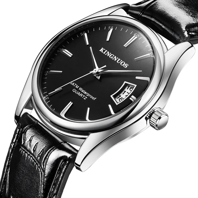 

New Style Men Single Calendar Waterproof Steel Watch Non-Analog Watch Watch