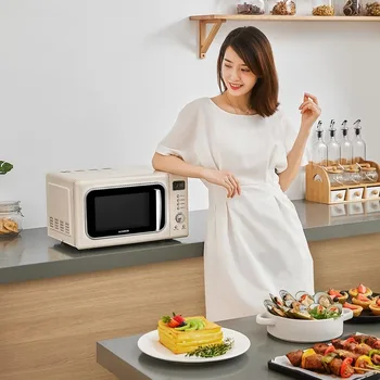 

220V 50HZ 800W Kitchen Oven Microwave Oven Household Automatic Smart Microwave Oven microwave Pizza oven 20L