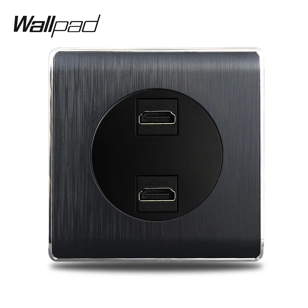 Wallpad-tomada Dupla Hdmi Tomadas Hdmi Moldura de Plástico pc