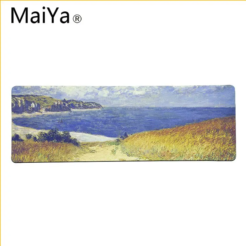 Maiya высокое качество Клода Мона Искусство DIY дизайн игровой с узором коврик для мыши большой коврик для мыши клавиатуры коврик
