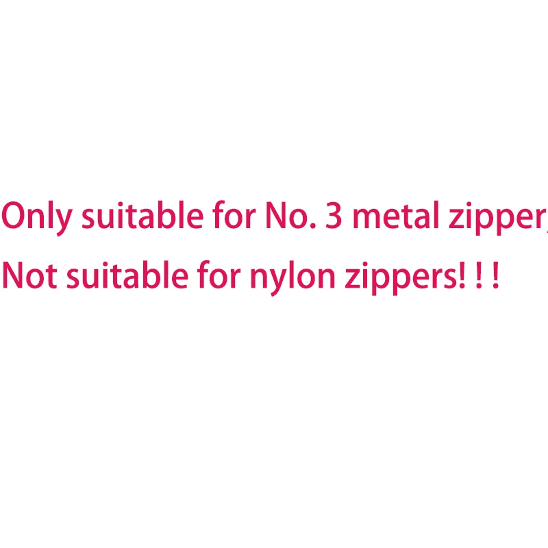 5pcs Fashion 3# Metal Zipper Sliders For Jacksets Clothes Zippers Head Pulls DIY Bag Sewing Accessories P108