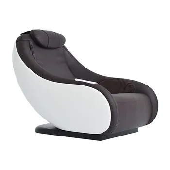 

Massage Chair Household Small Whole Body Electric Free Installation Heating Design Massage Sofa Mini L-Shaped Rail Brown