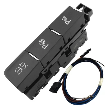

Parking Assist Switch Tire Pressure Monitoring Switch Button with Cable Harness For Golf 7 Mk7 5Gg 927 238 E