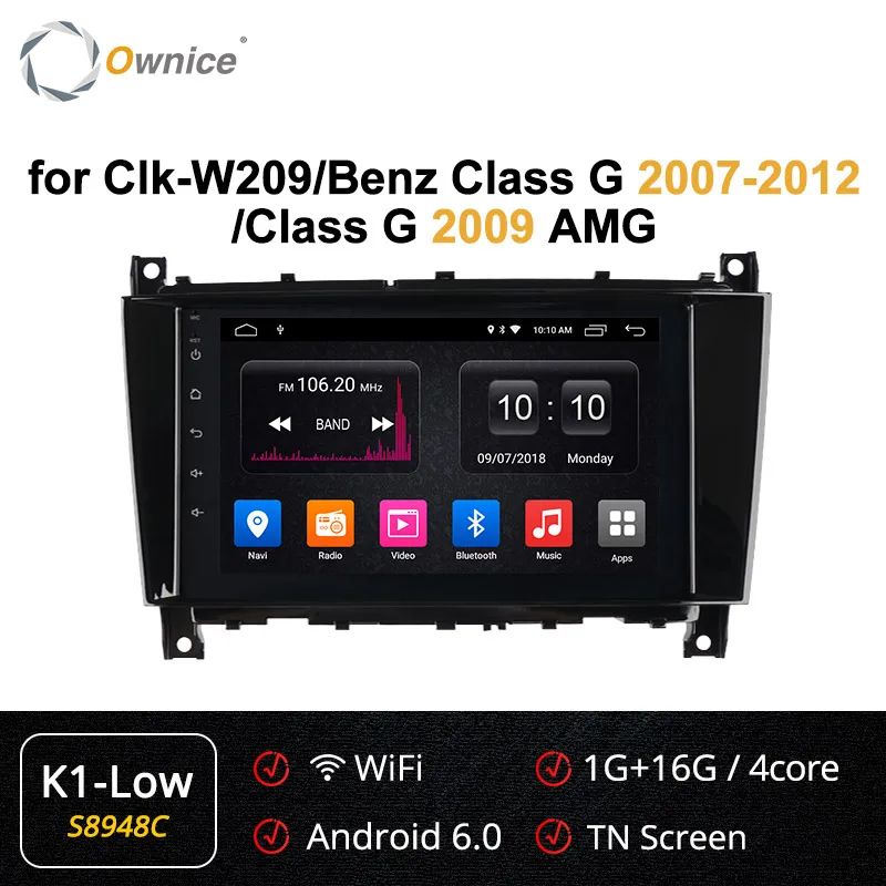 Ownice 2DIN для Mercedes Benz G Class W467 2004~ 2008 K3 K5 K6 автомобильная система навигации Android Радио Стерео dvd-плеер gps Navi - Цвет: S8948 K1 LOW