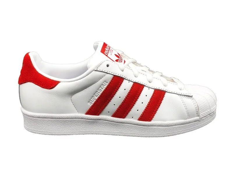 Adidas SUPERSTAR Sepatu Merah Putih 