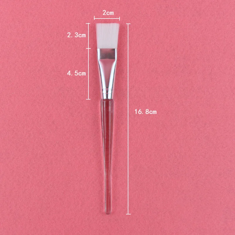 High-End Crystal Stick Facial Mask Brush Beauty Tool Makeup Transparent Hair Brushкисти для | Красота и здоровье