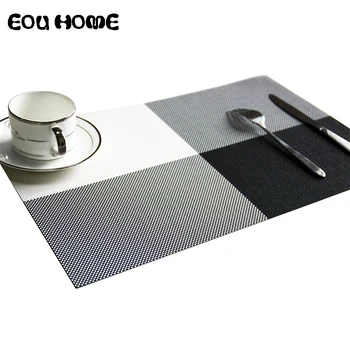 

2/4pieces Set Multicolor Mats Pads Placemat Protection Non-slip Heat Insulation Kitchen Table Mats PVC Table Napkin Cup Mat