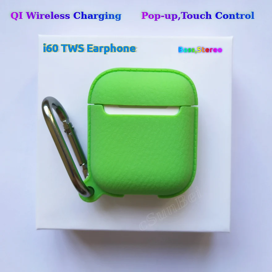 

i60 TWS Wireless Earbuds Bluetooth 5.0 Earphone Touch control Pop-up Bass Stereo Headsets PK i10 i13 tws i100 tws i200 tws i500