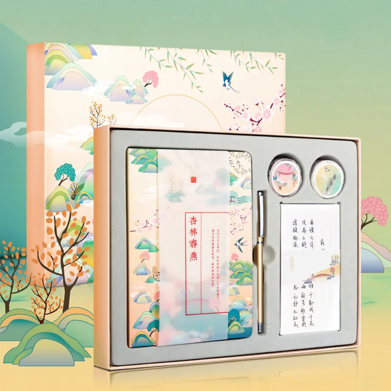 

Deli Summer Palace Scriptum SZ021 Xinglin Spring Swallow PDA Set Antique Style Hipster Pen Hipster Create