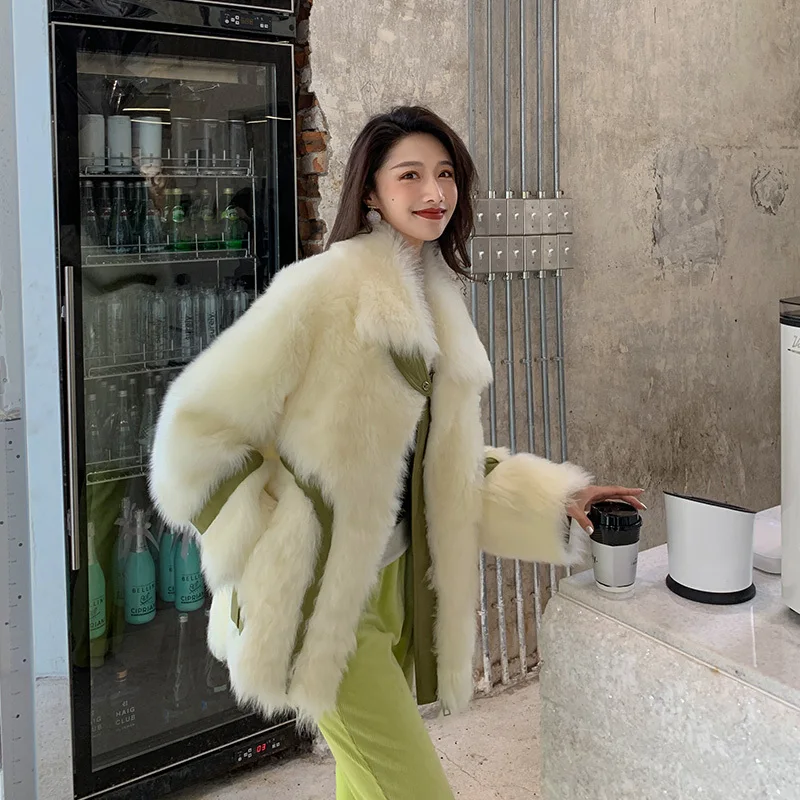 

Natural Real Fur Coat Female 100% Wool Jacket Winter Jackets Women Clothes 2020 Korean Vintage Double Faced Fur Tops Hiver 19014