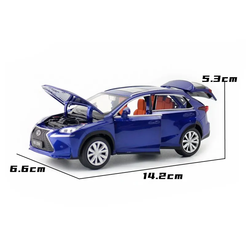 Jackiлюбые/Масштаб 1:32/литая металлическая Игрушечная модель/Lexus NX200T/автомобиль со