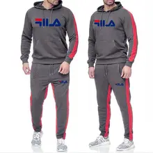 Высокое качество Европейский код брендовая мужская одежда для бега фитнес Толстовка мужской костюм Уличная Повседневная спортивная