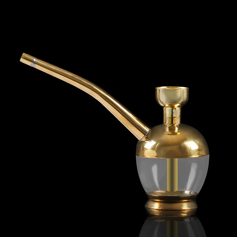 Новая 1 шт. мини трубка для курения кальяна металлическая воды латунная табака