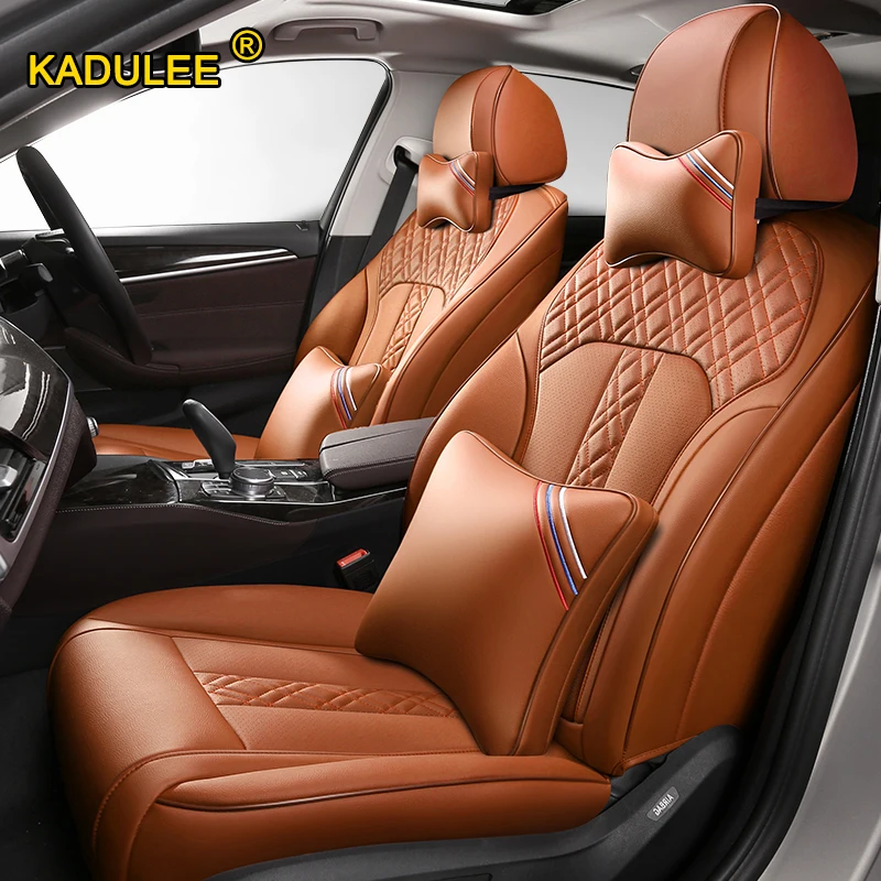 KADULEE Custom Leather car seat cover For Ford Everest Territory Explorer Mustang Ranger Automobiles Seat Covers car seats