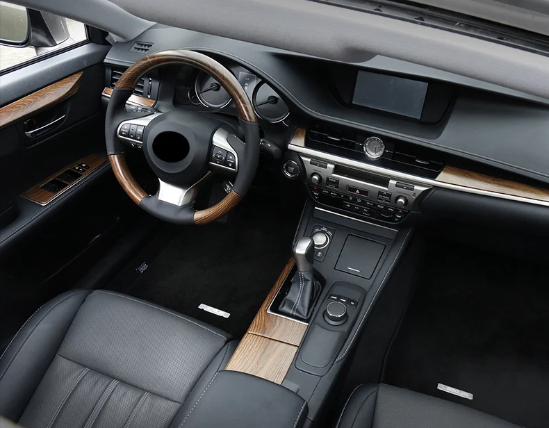 Lsrtw2017 для Lexus Es ES200 250 300h Автомобильная Шестерня подлокотник приборной панели древесины зерна интерьера Аксессуары для формовки