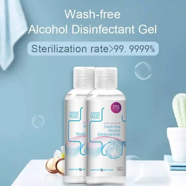 100ml hardcover sterilization portable quick-drying water-free hand sanitizer suitable for work office, home bathroom