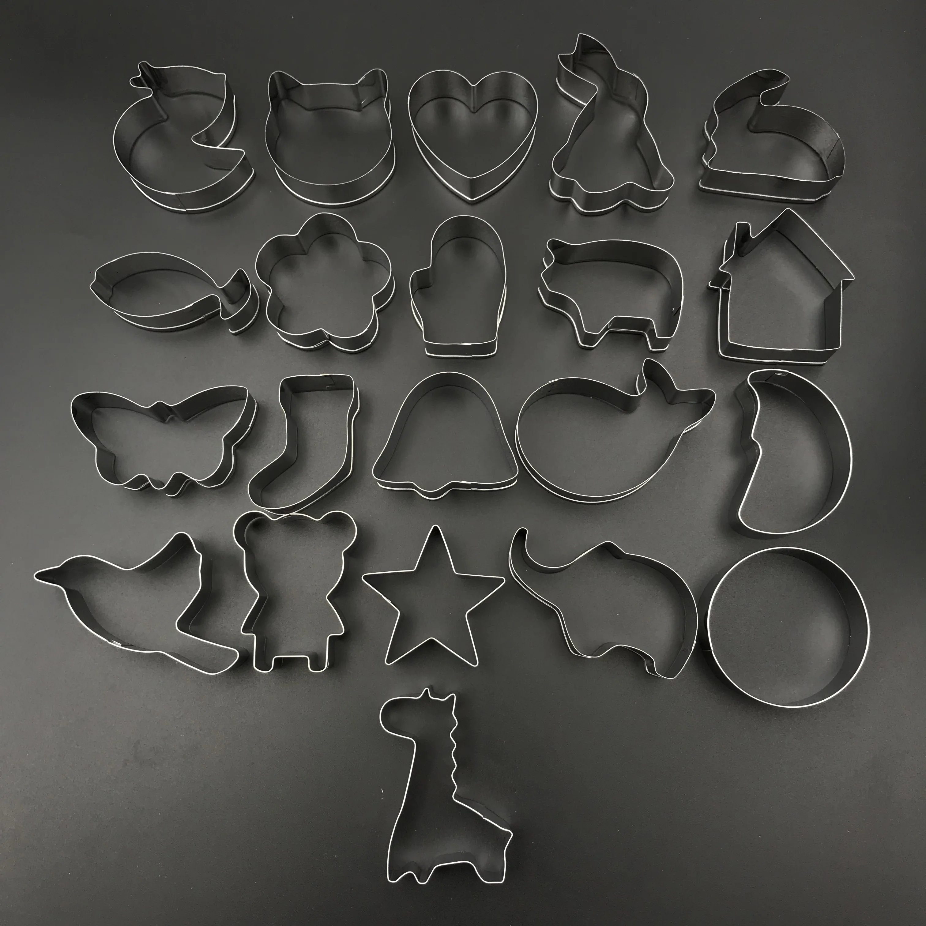21 тип 3D резак для печенья нержавеющая сталь форма тортов кухонные аксессуары