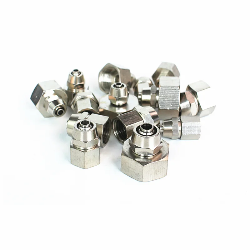 

PCF Pneumatic Fast twist Fittings 4~12mm OD Tube to 1/8" 1/4" 3/8" 1/2" BSP Female Thread Air Hose Quick Joint Coupler Connector