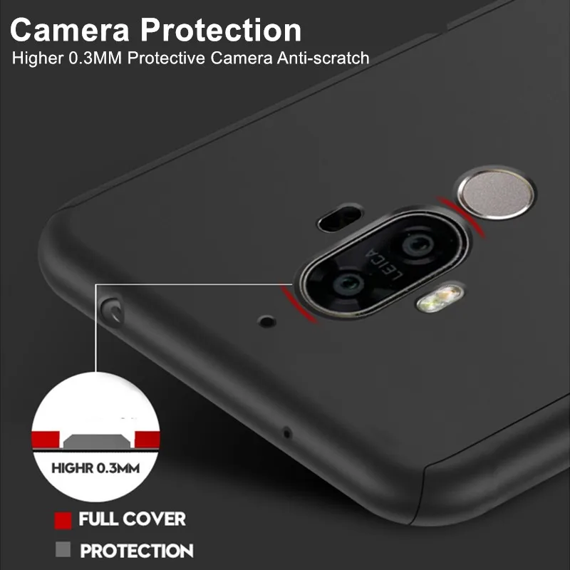 360 градусов ударопрочный чехол для Huawei Y6 Pro Y7 Y9 полное покрытие чехлы для телефонов Huawei Mate 9 10 20 Pro Lite со стеклом