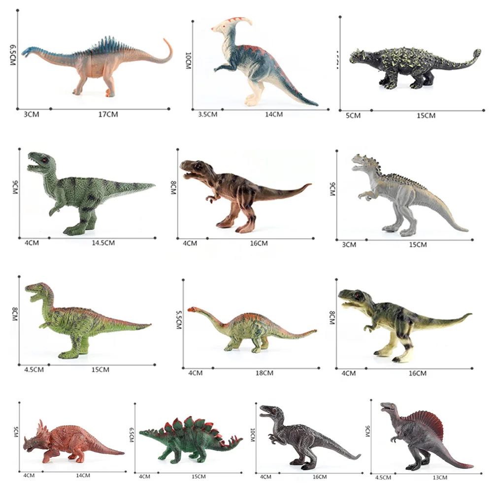 Simulated Dinosaur Toy Car Decor Jurassic Wild Life Tyrannosaurus Rex World  Park Dinosaur Models Action Figures Car Accessories - AliExpress, image size:1001x1001