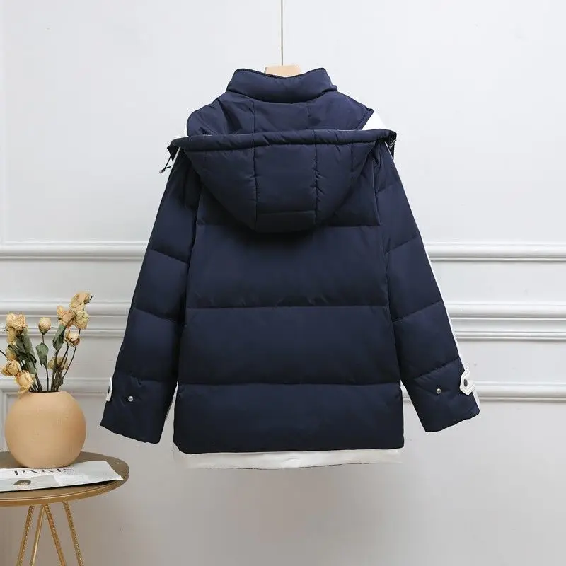 2021 winter new down jacket women's warm coat online star parker cargo white duck down hooded coat for fashion girls shopping