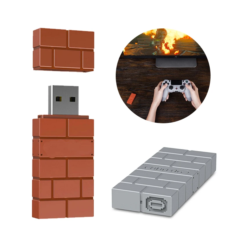 Najtaniej 8bitdo bezprzewodowy bluetooth usb Adapter do systemu Windows Mac Raspberry Pi Nintendo przełącznik wsparcie PS3 kontroler do xbox one do przełącznika