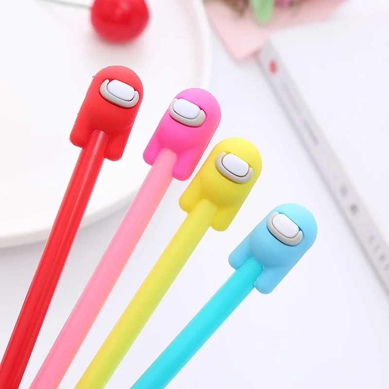 Гелевые ручки с космонавтом кавайные канцелярские принадлежности г. милые