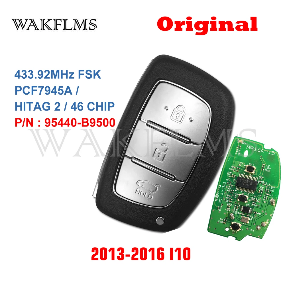 Оригинал 95440-B9500 умный дистанционный ключ-брелок от машины 433 МГц PCF7945A ID46 для 2013 2014