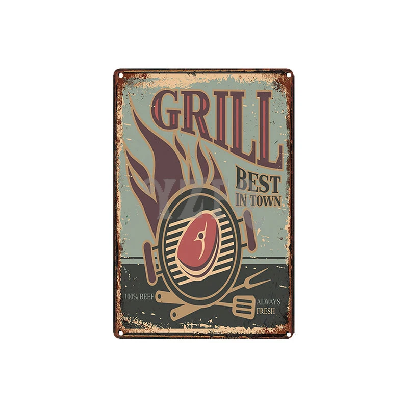 Tiki Bar Tin Signs Metal Plate Wall Pub Kitchen Restaurant Home Art Decor Vintage Iron Poster Cuadros LA-4576A - Цвет: LA-4820