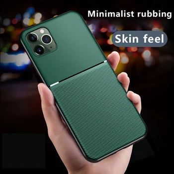 

Luxury Silicone Car Magnetic Holder Phone Case For iPhone 11 Pro Max XSmax XR XS X 8 7 6s Plus Ultra-thin Protection Cover IY444