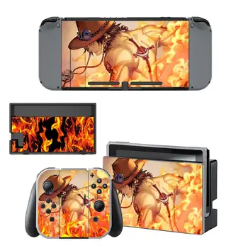 

Anime One Piece Vinyl Screen Skin Protector Stickers for Nintendo Switch NS Console + Controller + Stand Holder Joy-con Skins