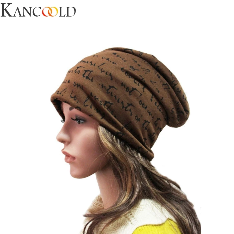 KANCOOLD, женская, мужская шапка, унисекс, зимняя, с буквенным принтом, головной платок, шапка для мужчин и женщин, с ушками, теплая шапка, высокое качество, бренд - Цвет: CO