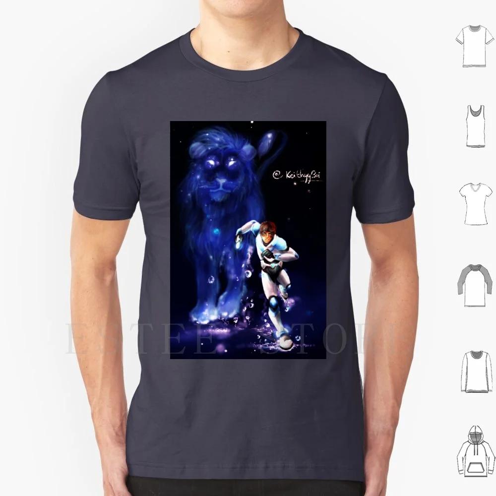 Lancia Blue Paladin T Shirt Cotton Men Diy Print Lance Voltron Vld Blue Lion Paladin Paladin Bleu Lance Mcclain Blue Paladin