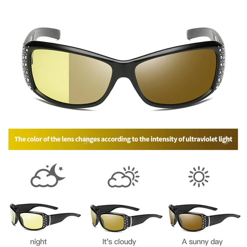 

Vision Nocturna Women Men Night Vision Glasses Polarized Anti-Glare Lens Yellow Sunglasses Driving Night Vision Goggles For Car