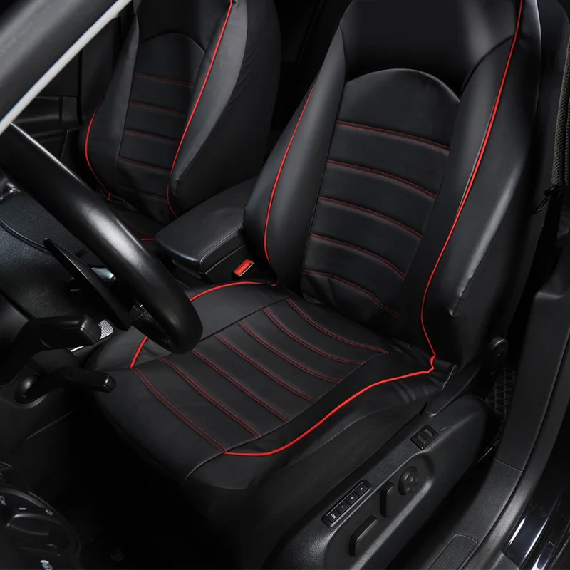 AUTOYOUTH-Fundas para asientos delanteros de coche, 2 unidades, estilo  butaca a la moda, fundas de asiento de coche de espalda alta, para  interiores, protectores de asientos, para Toyota - AliExpress