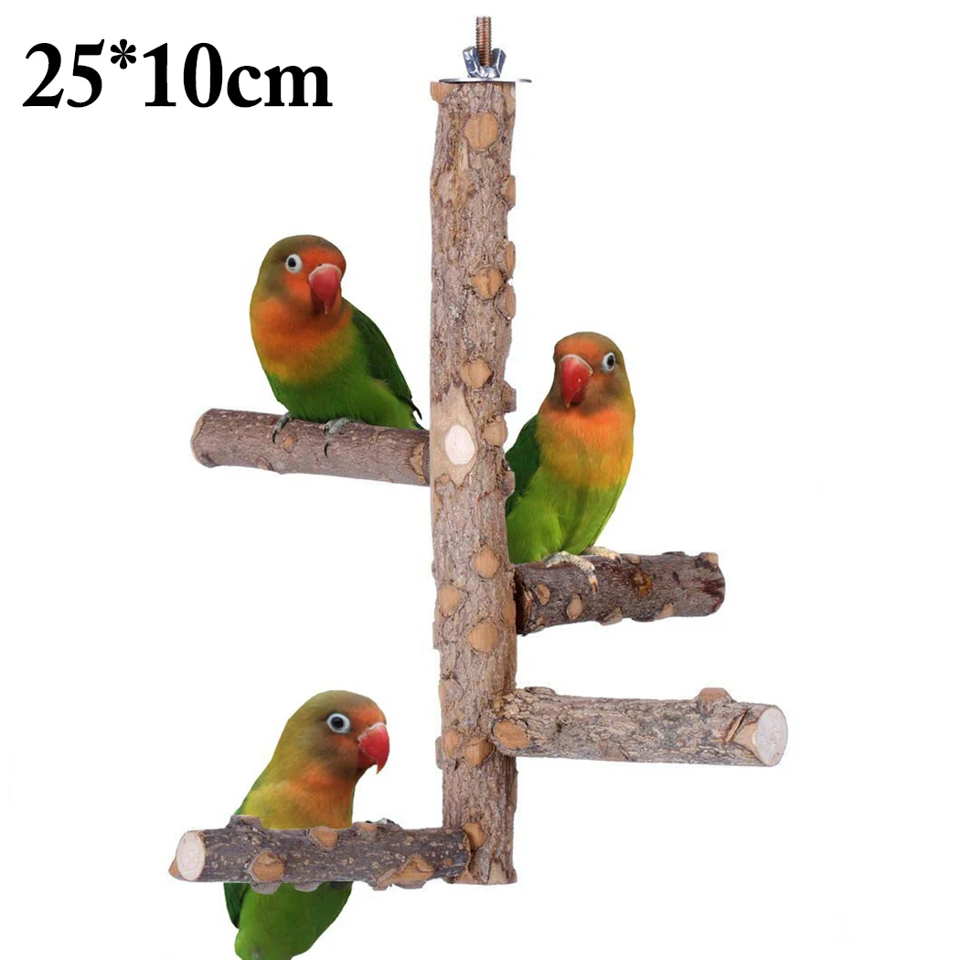 Bird Perch Bite resistant Wood Bird Cage Perch Parrot Perch Bird Chew