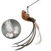 Cute Bird Cat Toy Feather Fake Birds Cat Teaser Stick Pet Toy Cat Stick Accessories 2