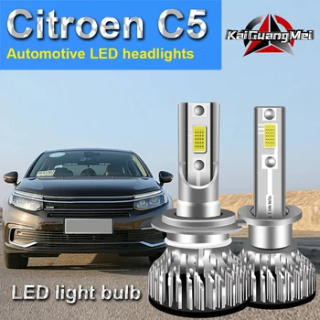 

CitroenC5 Car LED Headlight Bulbs Super Bright High/Low Beam H7 H1 LED Bulb White 6000K 12000LM 100W