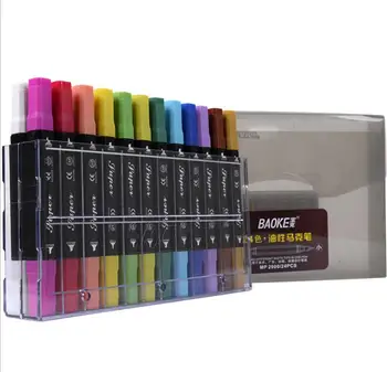 

Professional Color Marker Watercolors Anime Stationery Coloring Book Art Drawing Calligraphy Double Head Brush Pen