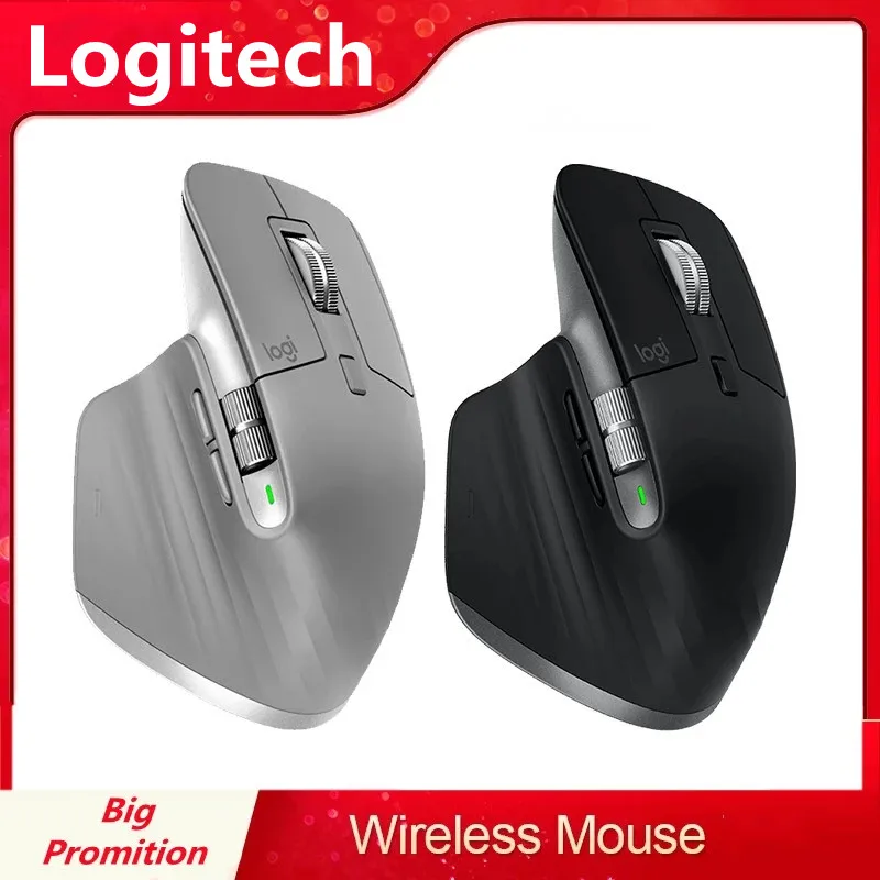 Мышь Logitech MX Master 3 Беспроводная офисная эргономичная с приемником 2 4 ГГц |