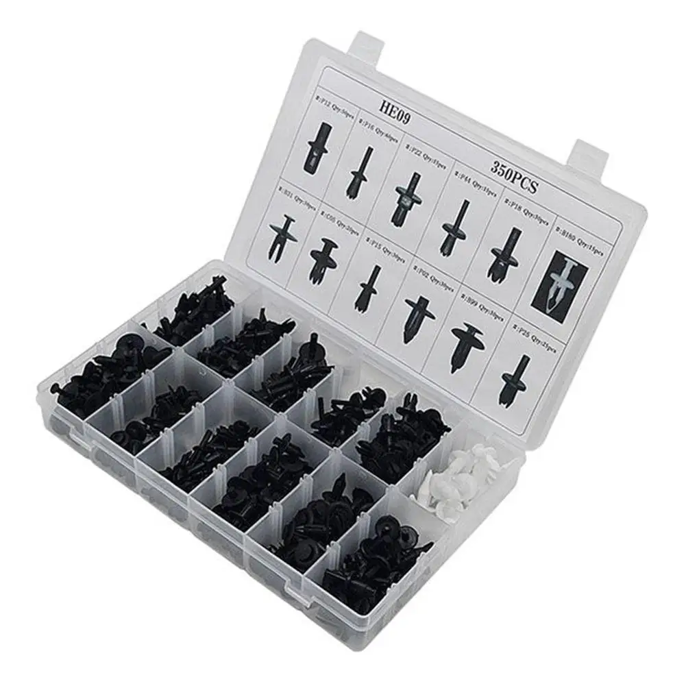 385PCS New Arrivals Boxed Buckle Universal Body Nylon Clip Car Boxed Buckle Set Car Repair Tools
