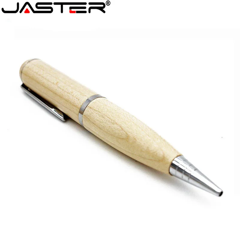 JASTER деревянная шариковая ручка USB флэш накопитель 2 0 pendeive 4G 8GB 16GB 32GB 64GB карта